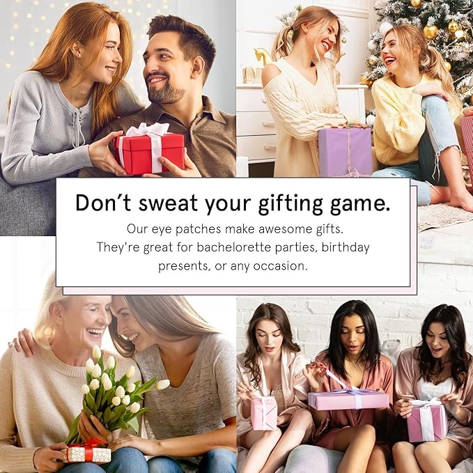 grace & stella Award Winning Under Eye Mask - Travel Size Toiletries - Bridal Shower Gifts - Gel Eye Patches for Dark Circles, Puffy Eyes, Wrinkles, Undereye Bags - Vegan - Self Care (6 Pairs, Gold)