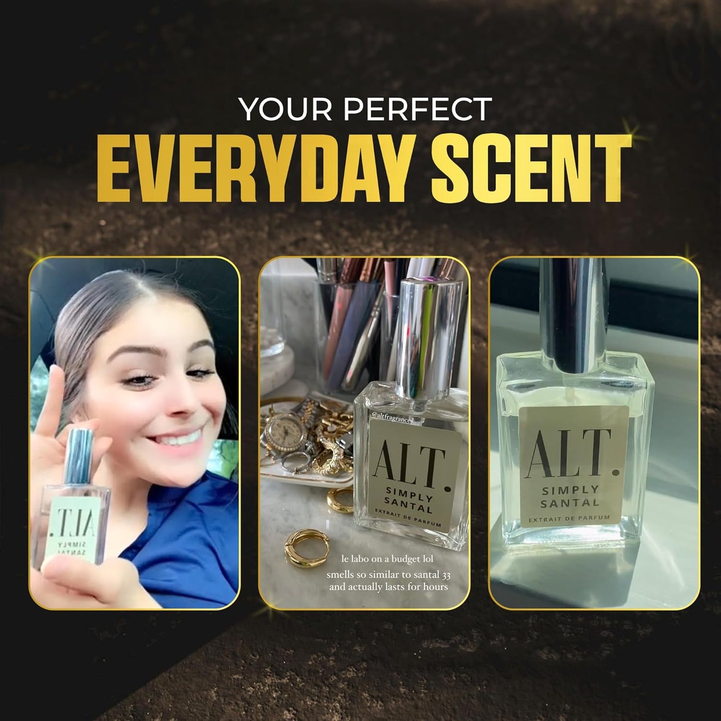 ALT. FRAGRANCES Simply Santal Extrait de Parfum Unisex Perfume Inspired by Santal 33 Perfume 60ml