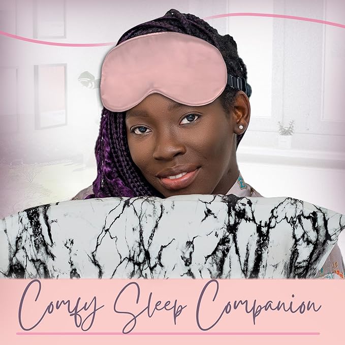 CELESTIAL SILK 100% Silk Sleep Mask for Women with Silk Covered Elastic Strap, Mask for Sleeping (One Size, Vintage Pink)