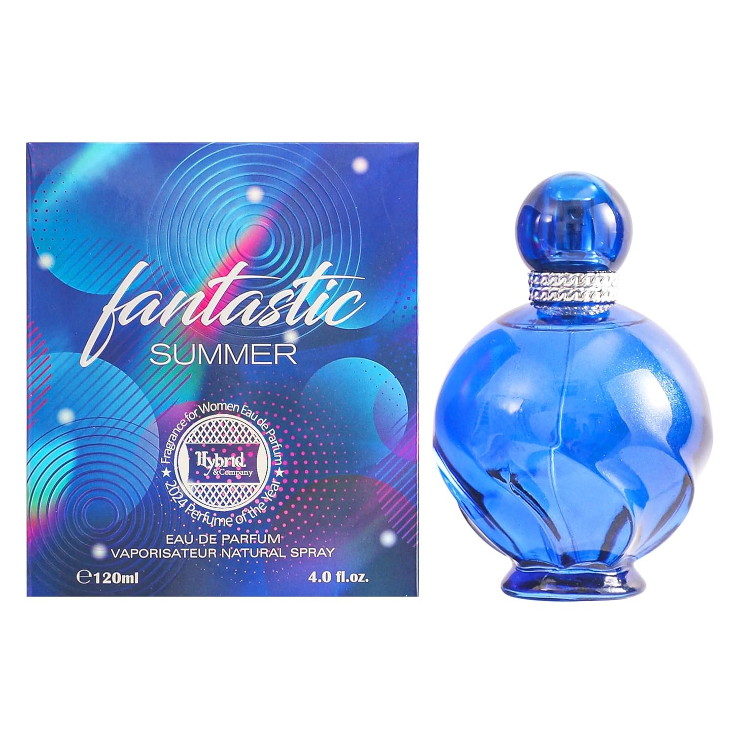 Hybrid & Company Women Fantastic Summer Midnight Eau De Parfum Vaporisateur Natural Spray 4.0 Fl Oz