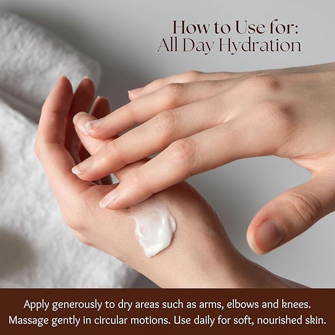 Body Hydrating Milk for Dry Skin - Daily Moisturizing Lotion with Ganges Water & A2 Clarified Butter, 1.69 fl oz | Softens Skin, Fast Absorbing, Lightweight, Non-Greasy, 100% Natural Ayurvedic Product