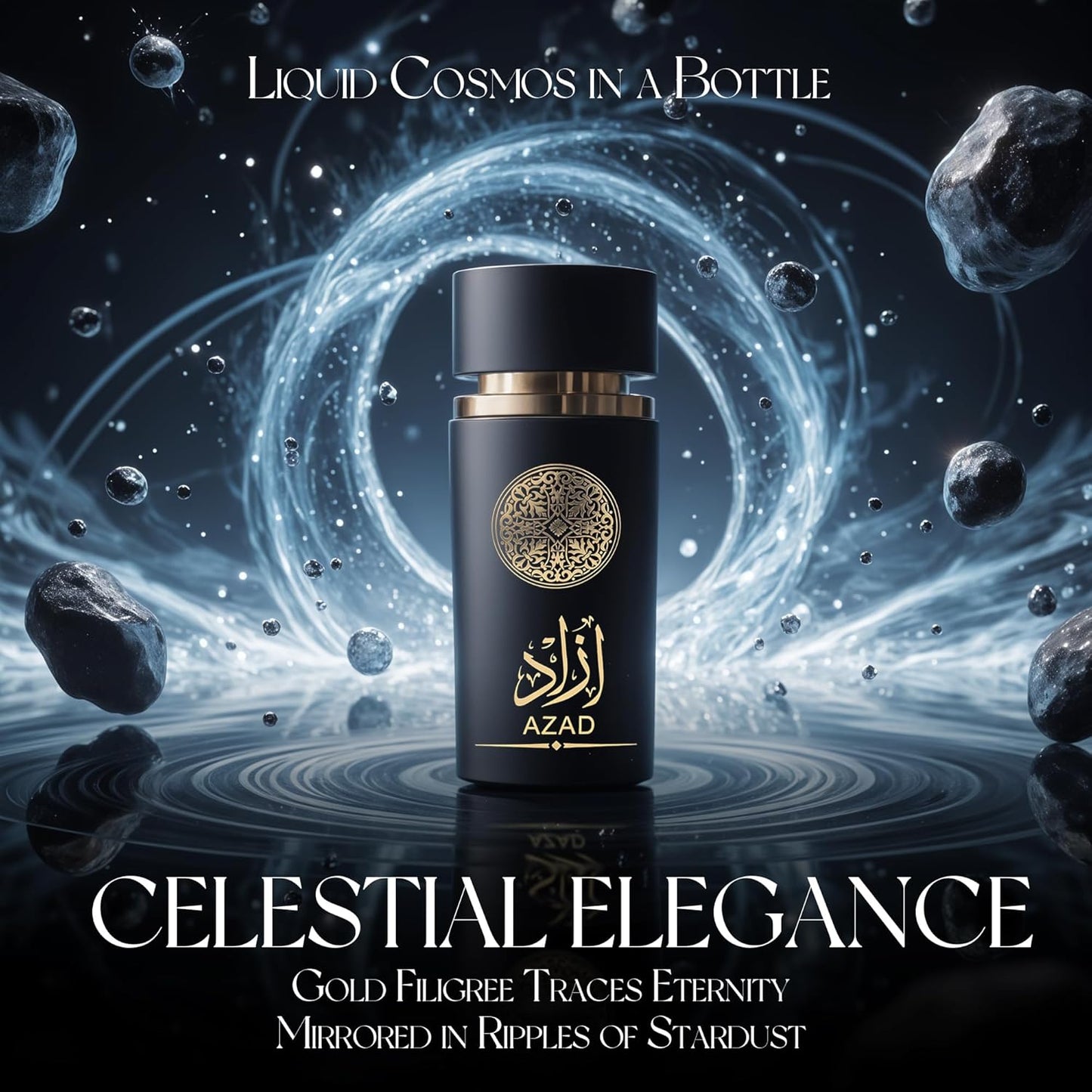 Cologne for Men AZAD 3.4 Fl Oz Eau de Toilette Spray Noted with Black Pepper,Pinapple,Tobacco,Coffee,Patchouli,Amber & Vanilla Fragrance Men's Perfume for Daily Use