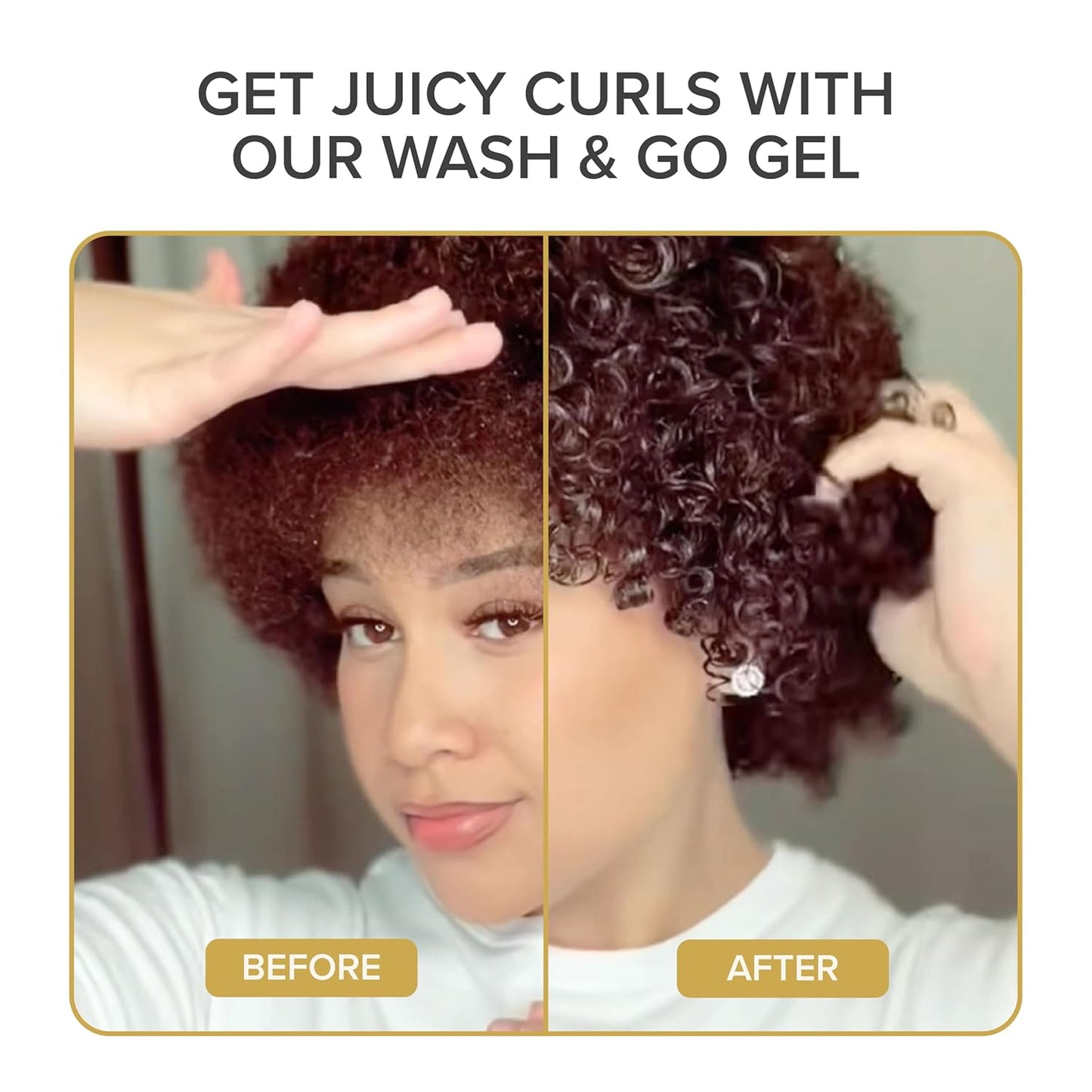 Shedavi Hair Gel - Natural Moisturizing Curl Defining Styling Gel for Unisex Curly Hair, Coils & Anti Frizz