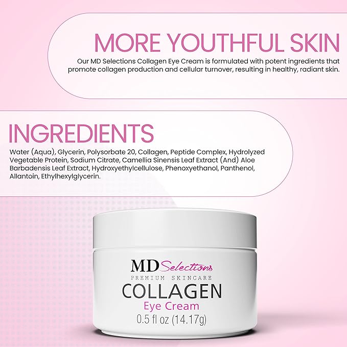 Eye Lift Cream | Eye Cream | Anti-Aging Collagen Eye Cream for Wrinkles, Under Eyes Treatment for Men and Women, 0.5 Fl Oz