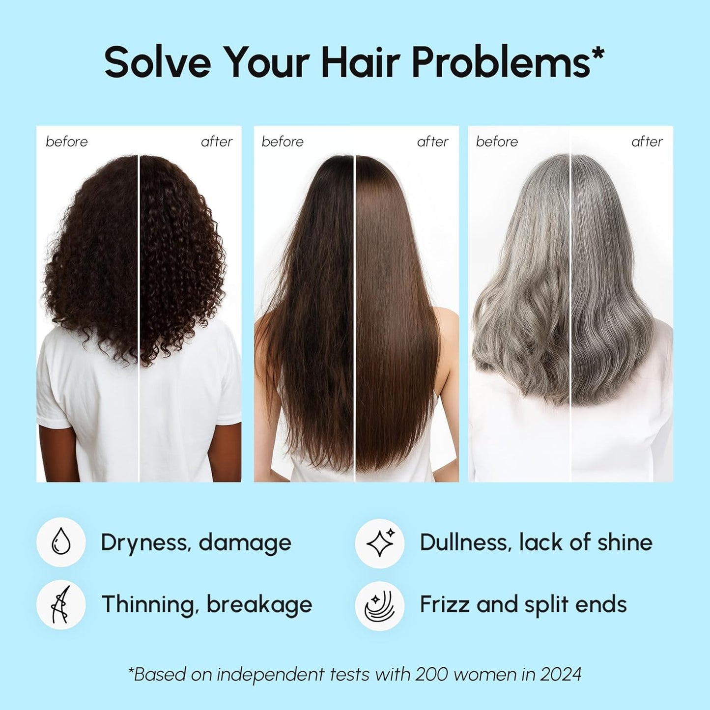 MAREE Hair Oil for Frizzy - Hair Vitamins Keratin Styling Capsules 2 PACK with Jojoba & Argan Oil - Anti Frizz Serum for Women - Frizzy, Damaged, Dry & Curly - Sérum Gotas & Aceite Para el Cabello