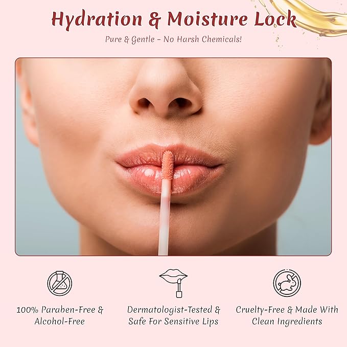 Assorted Lip Oils - Cherry, Mango, Watermelon