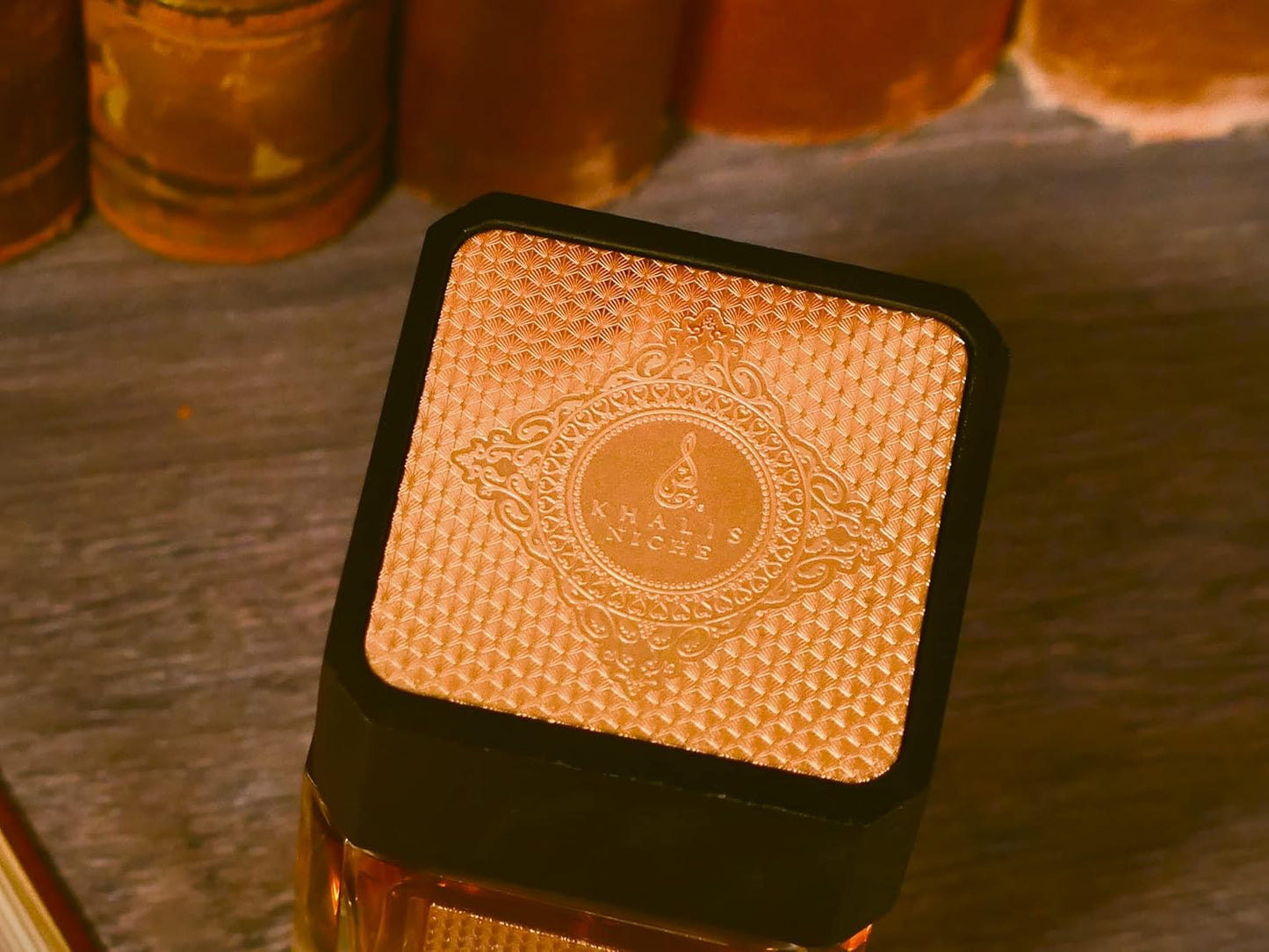 Rich Oud Eau de Parfum 3.4 oz - Masculine Blend with Warm Smoky Incense Earthy Accords and Spicy Black Pepper loved for its long lasting trail and compliment catching aroma