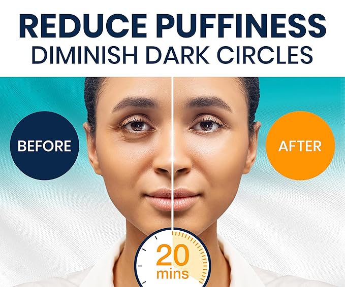 Stylia Under Eye Patches for Puffy Eyes and Dark Circles (30 Pairs) - Marine Collagen Under Eye Mask with Vitamin C, Hyaluronic Acid, Pearl Extract - Eye Masks for Dark Circles and Puffiness