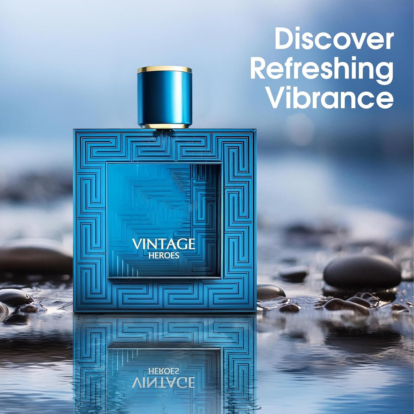 3Pack Men Colognes Vintage Heroes Series Eau De Parfume Spray with Woody Floral & Fruity Scent Perfume Gift Set Day to Night Luxury Fragrances