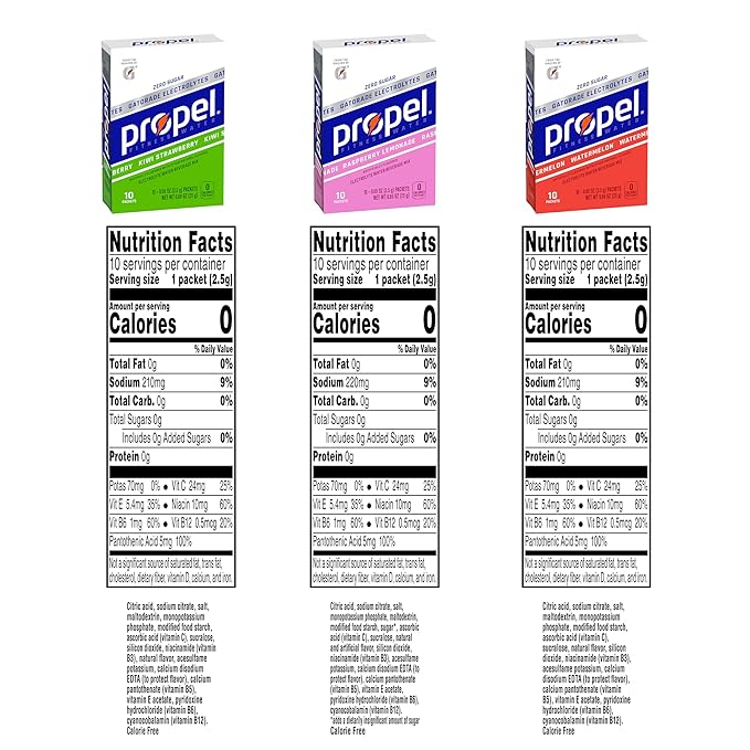 Propel Powder Packets, Kiwi Strawberry Variety Pack (Pack of 30)