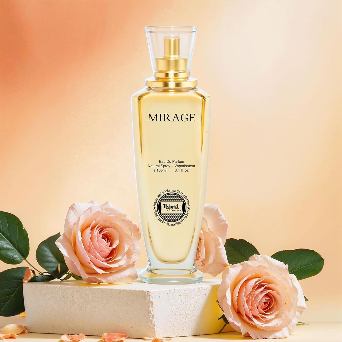 Hybrid & Company Women Mirage Eau De Parfum Vaporisateur Natural Spray 3.4 Fl Oz