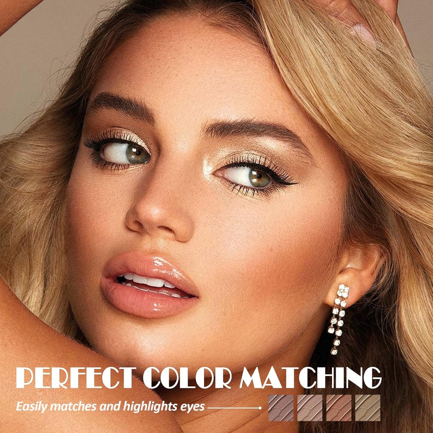 16Pcs Eyeshadow Stick,Matte Glitter Cream Eyeshadow Stick Set,Waterproofing Long Lasting Eye Shadow Sticks,Colorful Highlight Eyeshadow Stick for Eye Makeup,Multi-Use Eyeshadow Pencil