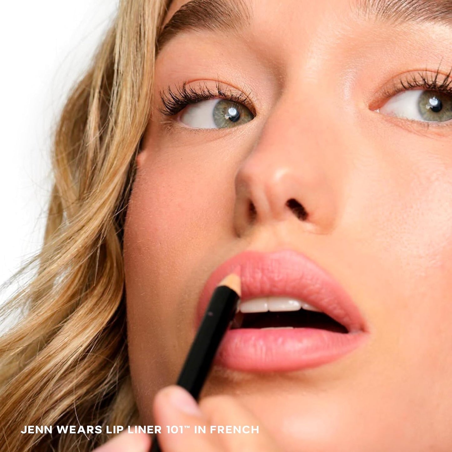 Saie Lip Liner 101 - Lip Pencil Made with a Creamy, Soft Matte Formula for a Naturally Framed or Fully Filled Look - Supercharged with Shea Butter & Jojoba Oil - French (.05 oz)