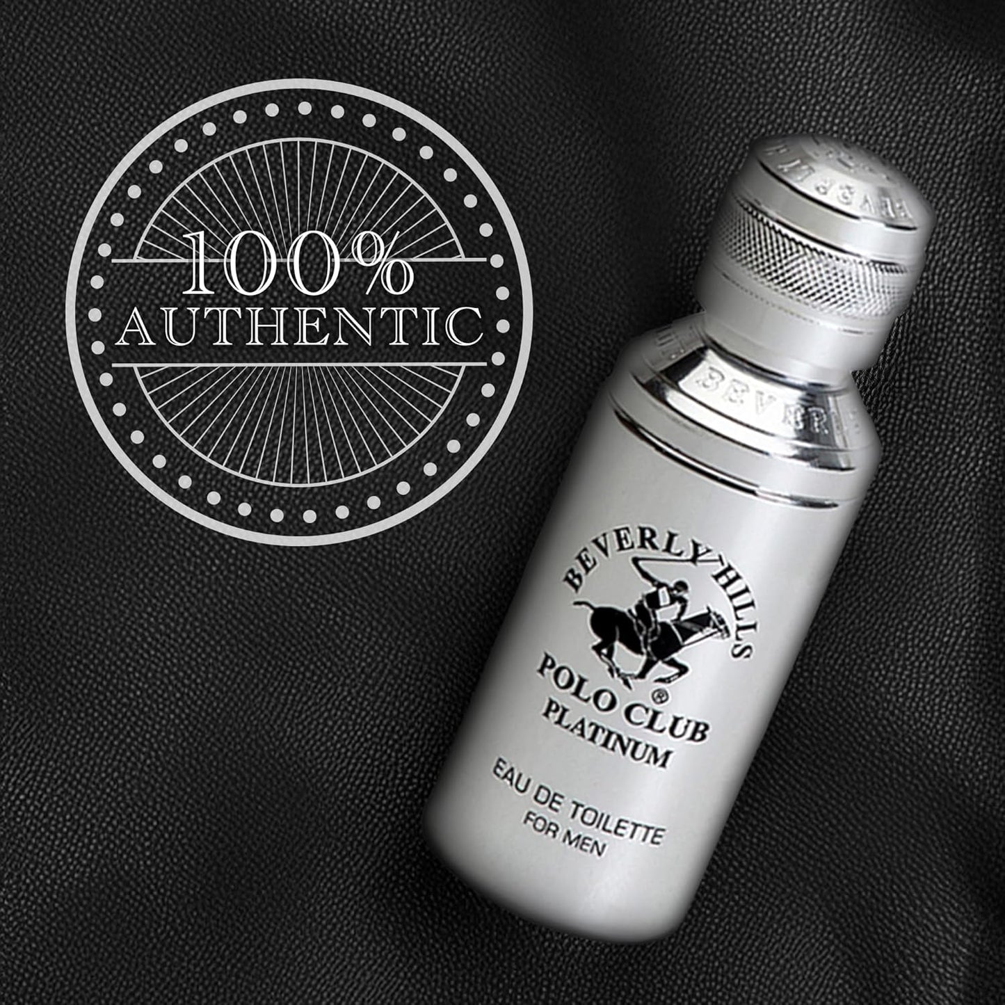 Beverly Hills Polo Club PLATINUM - Cologne for Men with Notes of Cedar, Cinnamon & Orange - Classy & Sexy Fragrance Scent - Eau De Toilette Spray 3.40fl.oz / 100ml