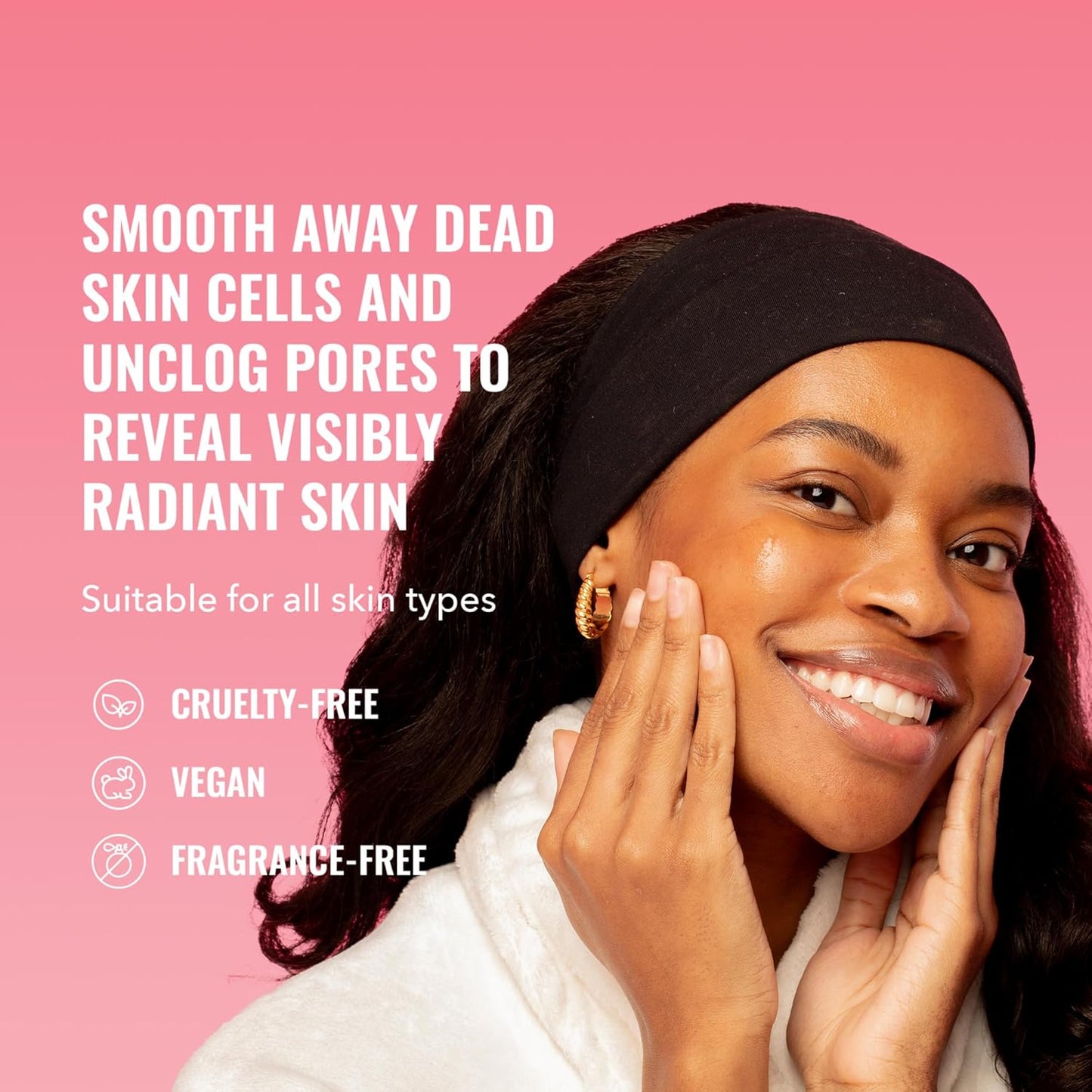 Good Molecules Overnight Exfoliating Treatment - Face Exfoliator with AHA & BHA Lightweight Formula - Pore Minimizer, Facial Skin Care with Glycolic & Salicylic Acid