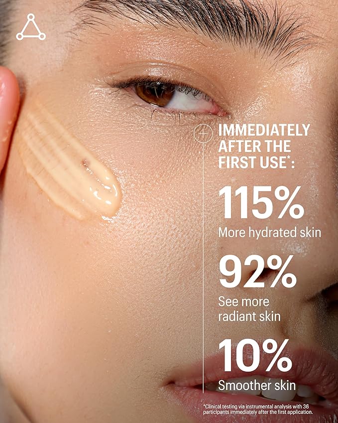 Allies of Skin Peptides & Antioxidants Advanced Firming Daily Treatment with 13 Brighteners, 9 Antioxidants, 7 Firming Peptides, 5% Teprenone & Ferulic Complex and 3% Biotech Algae Complex 48ml/1.6oz