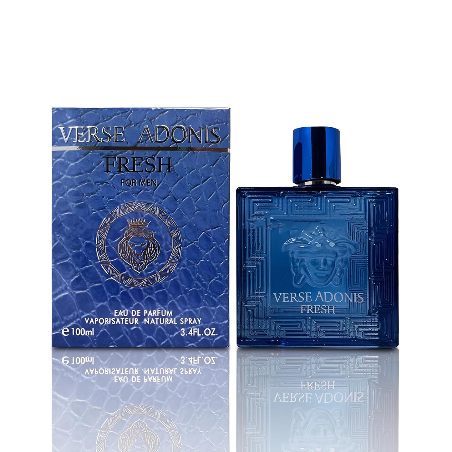 Men's Cologne Verse Adonis Fresh- Eau De Toilette Spray Perfume Fresh Scent 3.4 Fl Oz Daily Used