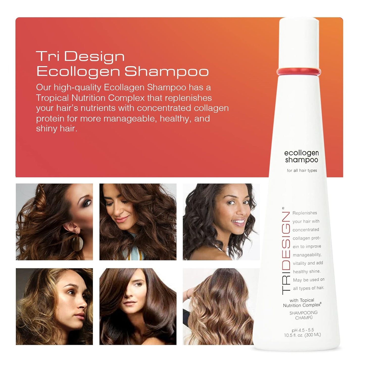 Tri Ecollogen Shampoo (10.5 oz.)