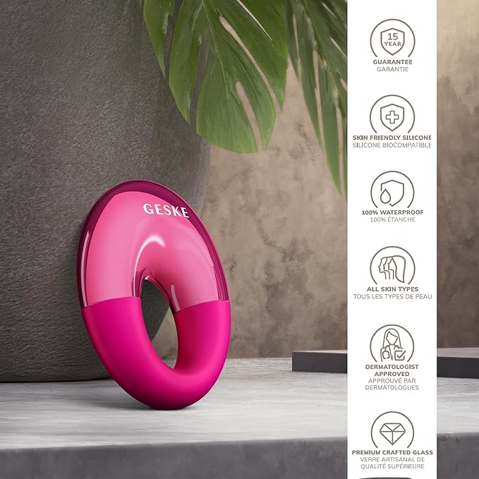 SmartAppGuided™ Cool & Warm Eye Massager | 7 in 1 | Multifunctional Massager | Eyes & Face | Battery-free Cooling & Warming | Firms, Relaxes & De-Puffs Skin | Ring-shaped Design for Easy Grip