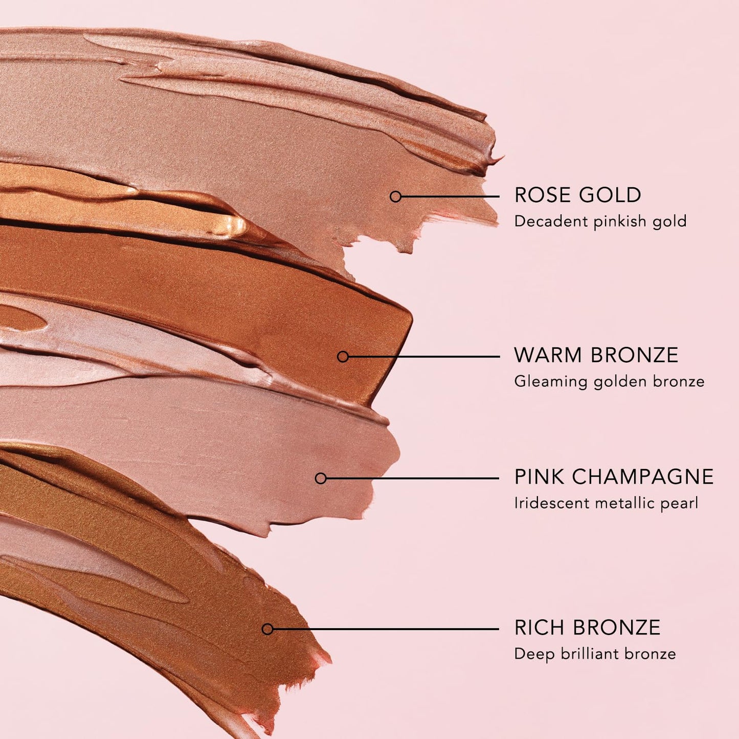 JLO BEAUTY Complexion Booster Highlighter & Bronzer for Face & Body, Rose Gold, Lightweight Skin Care Makeup Primer with Vitamin E, Sheer Shimmer Skin Tint for a Dewy Glow, That Star Filter, 1 Fl Oz