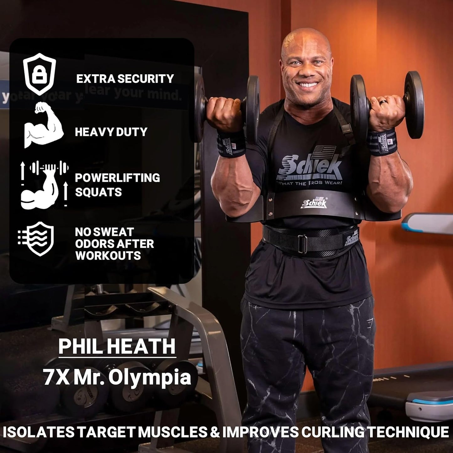 Schiek Sports Arm Blaster - Lightweight and Long Lasting for Intense Weight Training Sessions