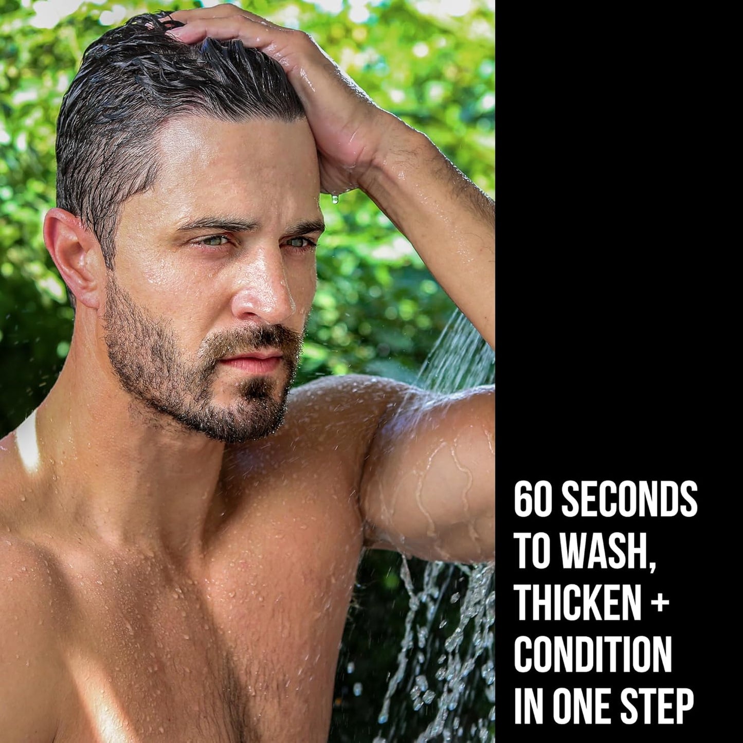 2-in-1 Mens Shampoo and Conditioner - Biotin Hair Thickening Shampoo for Men - SLS-free and Paraben-Free