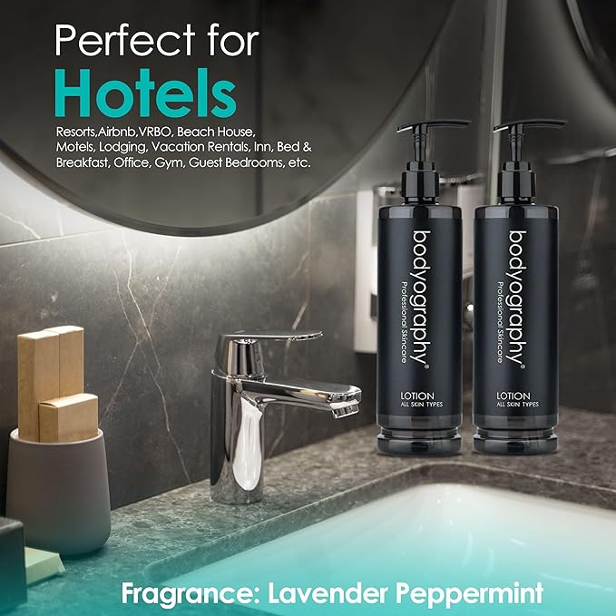 Bodyography Hydrating Lotion Pump - Moisturizing Body Lotion for Dry Skin