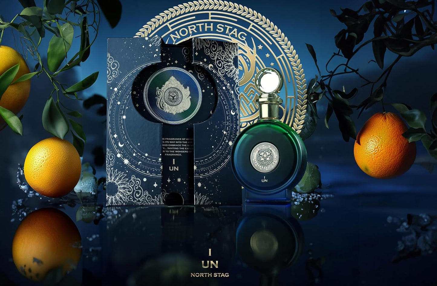 Paris Corner | North Stag Expressions I UN Extrait de Parfum 100ml | Luxury Perfume for Men | Bold & Sophisticated Scent with Pineapple, Cucumber, Patchouli, Musk & Vanilla | Premium Perfume Spray