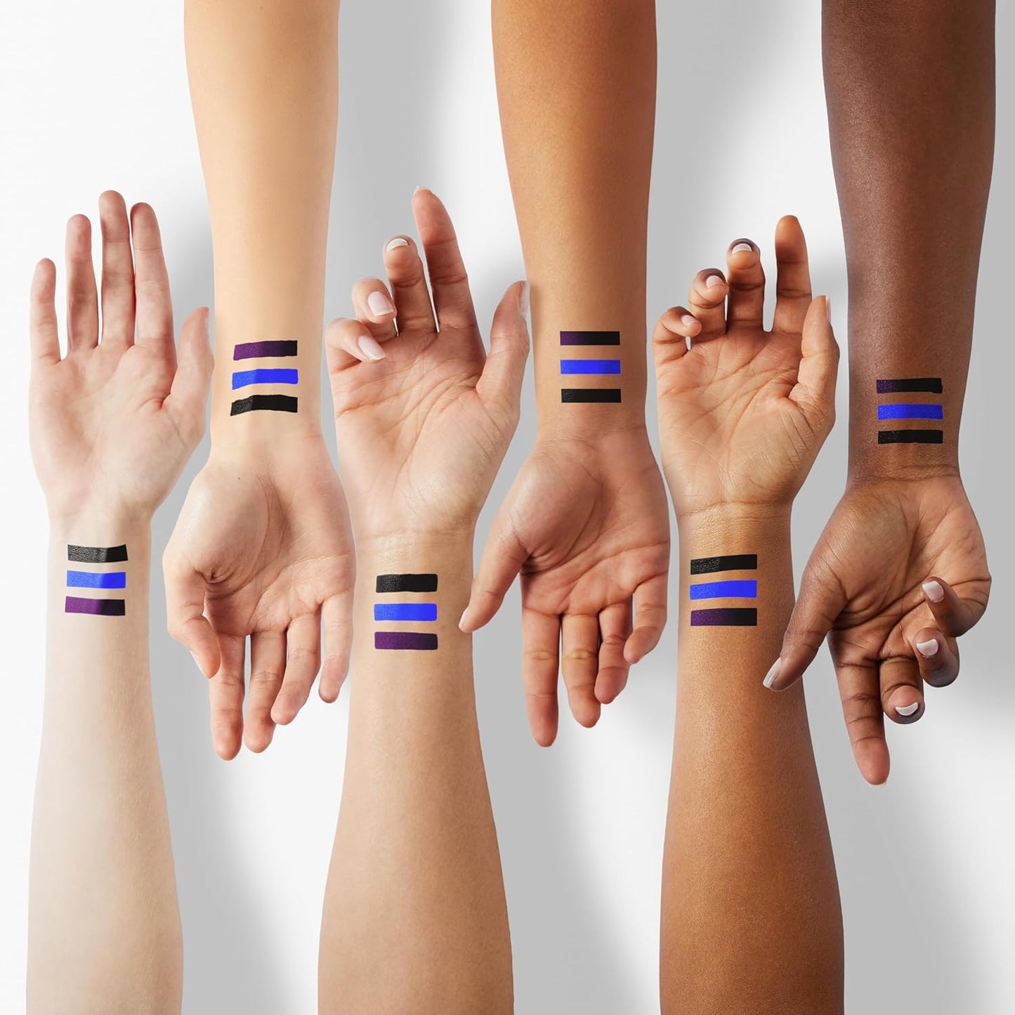 BADCOLOR 3 Colors Matte Liquid Lipstick Set, Black Blue Purple Halloween Makeup, High Impact Long Lasting Lip Stain Velvet Nonstick Cup Smudge Proof & Waterproof Lip Gloss Set