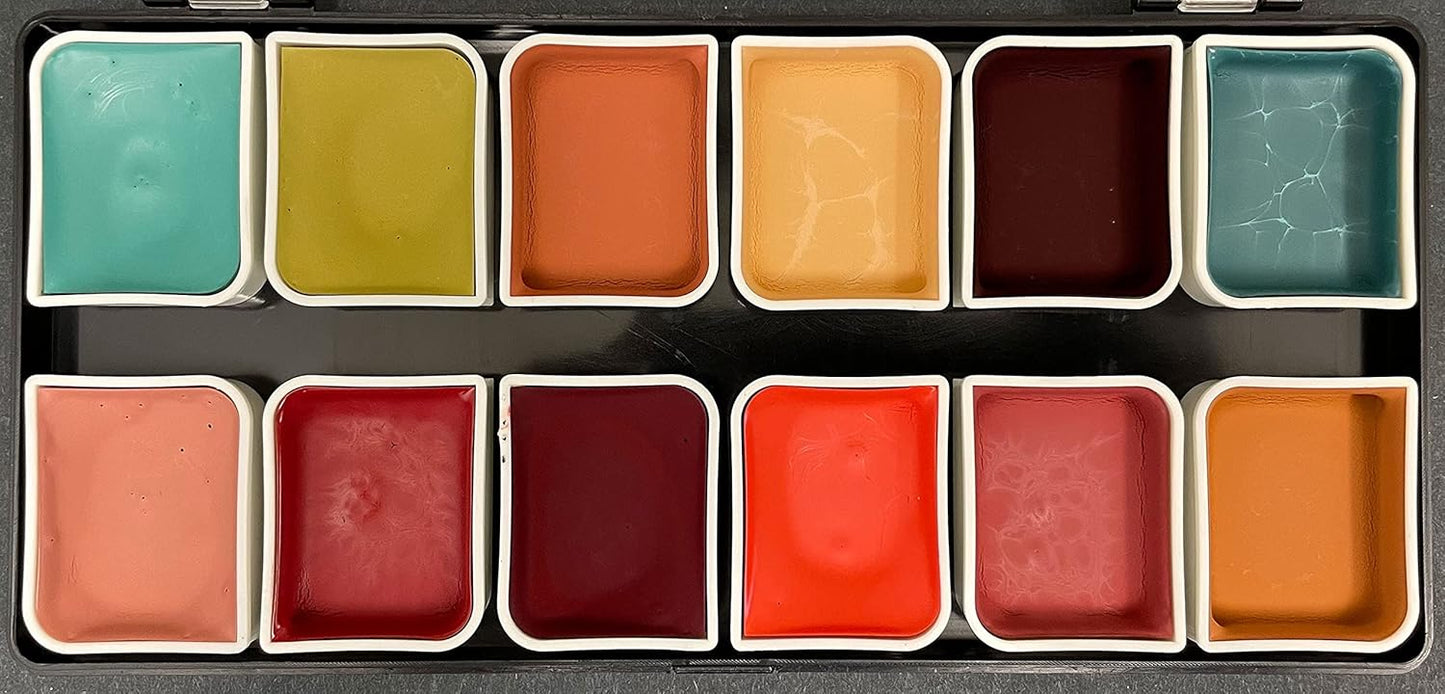 Narrative Cosmetics Complexion Alcohol-Activated Palette, Activator, and Remover Kit, Professional SFX Makeup Set