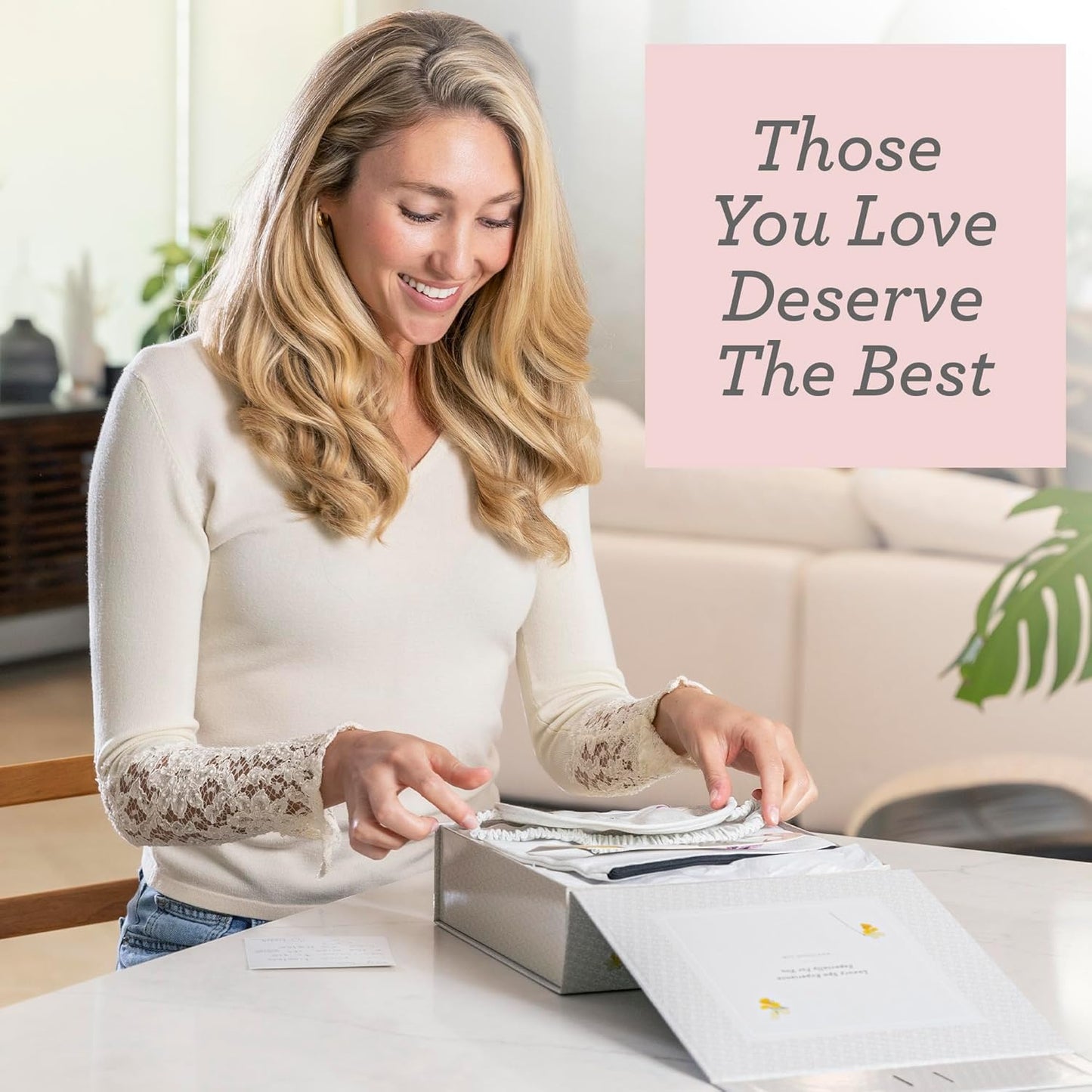 Lizush Luxury Spa Gifts for Women - 6 Piece Lavender Gifts for Her, Gift Baskets for Women, Body Care Set for Mom, Birthday Box, Self Care Spa Kit For Wife - Handmade in the USA