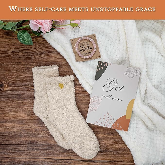 Get Well Soon Gift Baskets for Women - Get Well Gifts for Women After Surgery - Self Care Gifts - Thinking of You Gifts for Recovery - Cancer Care Gifts for Friend