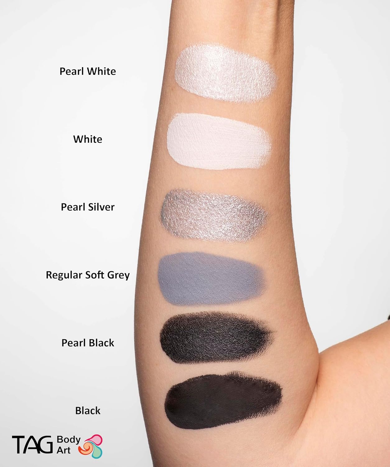 TAG Professional Face and Body Paint, Regular White 32gm, non toxic, hypoallergenic, easy to wash, ideal for Kids Parties, Halloween, Cosplay and Events