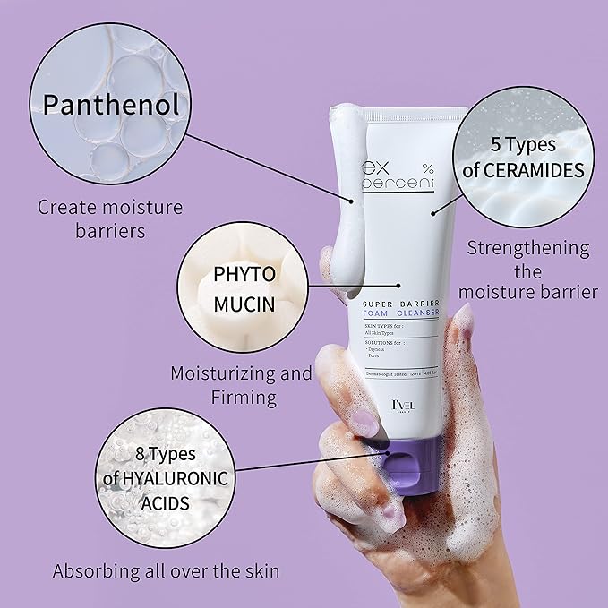 I'VEL Mositure skincare set- Super Barrier Moisture Cream, Foam cleanser