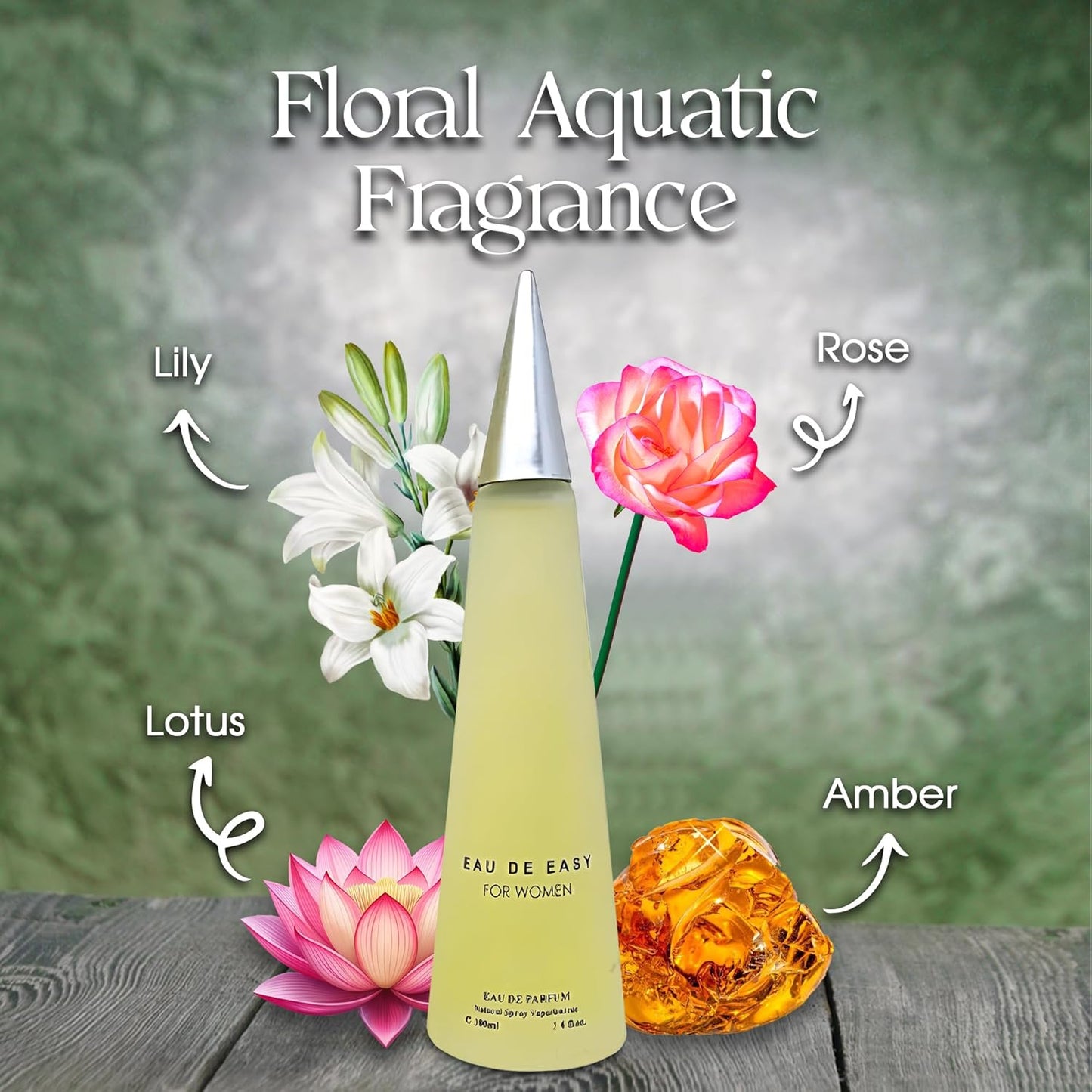 Women's Perfume Combo Set Milano Women&Easy Women Floral Fruity Fragrance Eau De Parfum Elegant 100ml Bottle Natural Spray Each for Daily Used