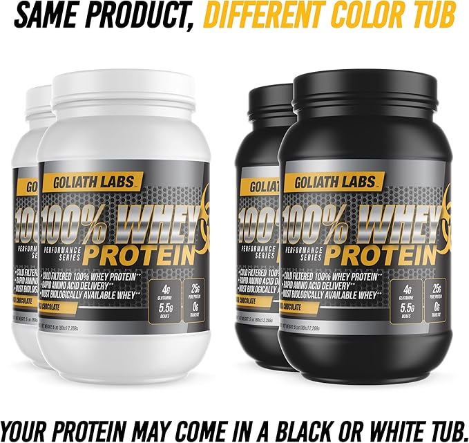 Goliath Labs ⧫ 100% Whey Protein Powder 10 lb (Vanilla)