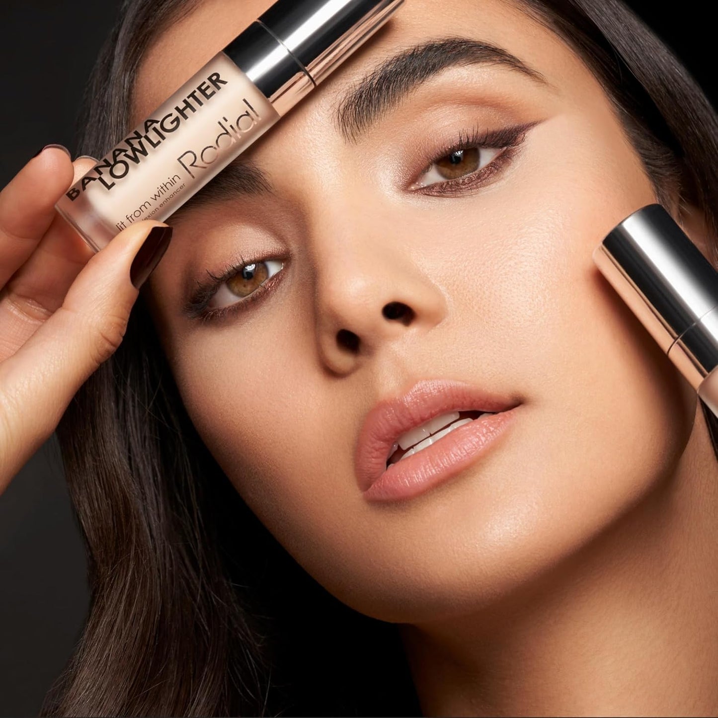 Rodial Banana Lowlighter 0.1 fl oz, Liquid Colour Concealer with Yellow Undertone, Face Concealer with Silky, Non-Shimmer Finish, Hydrating Formula with Hyaluronic Acid, Vitamin E and Caffeine