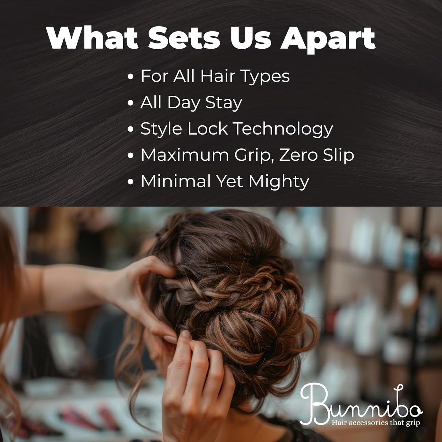 Non-Slip Bobby Pins for Women - Professional Hair Pin Tin for All Styles and Types, Thick, Thin, Secure Hairpins, Wedding, Bridal Accessories, Styling Set of 12 Large, Brown