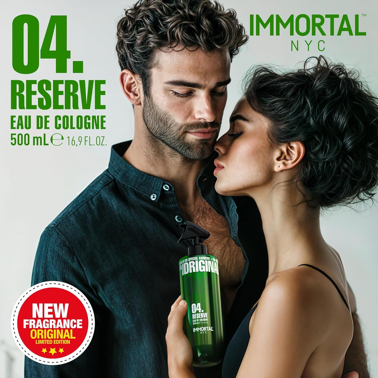 Immortal NYC Reserve 04, After Shave Spray Body/Face Men's Cologne,17 oz - Exclusive Barbers - Softens Skin - Refreshes/disinfects and Relieves Face and Skin - Moisturizing Formula After Shaving