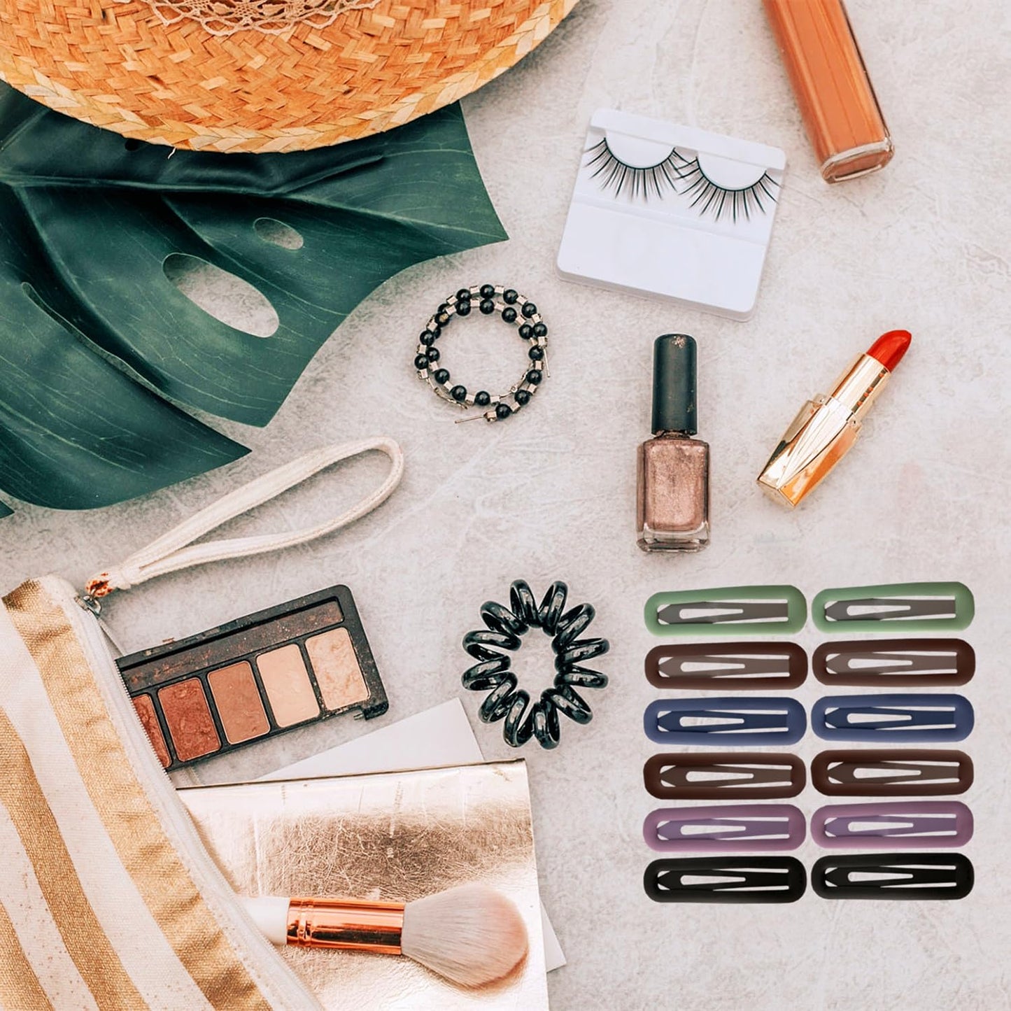 Snalp Hair Clips Decorative Styling Hair Accessories Hair Barrettes for Women and Girls 12 pcs