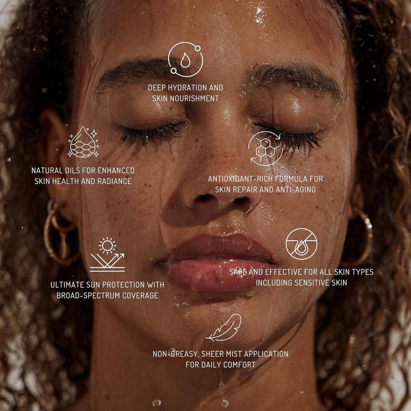 SOL LABS Mineral Sunscreen Spray SPF 50 – Reef Safe Sunscreen Spray, Lightweight Zinc Oxide, Water-Resistant – Korean Skincare, Face & Body Sun Protection