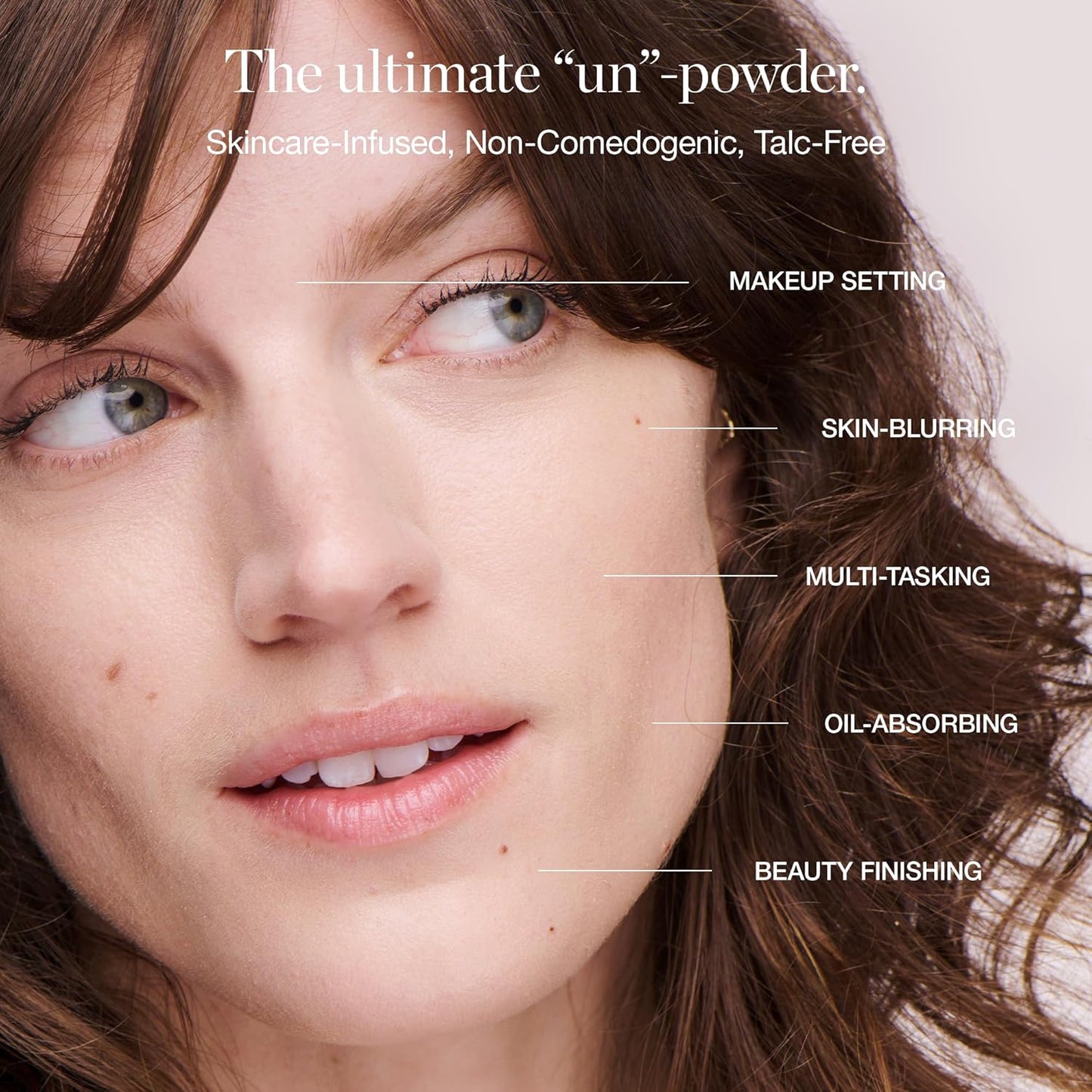 Ogee Sculpted Skin-Perfecting Powder (Basalt - FULL SET (Case & Refill)) Makeup Setting Powder - 70% Organic Ingredients