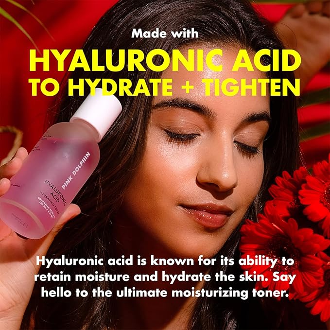 Hyaluronic Acid Hydrating Facial Toner | Multi-Depth Hydration Toner for Plumper, Smoother Skin | Collagen Boost | Witch Hazel | Vegan & Gluten Free | All Skin Types | 4oz