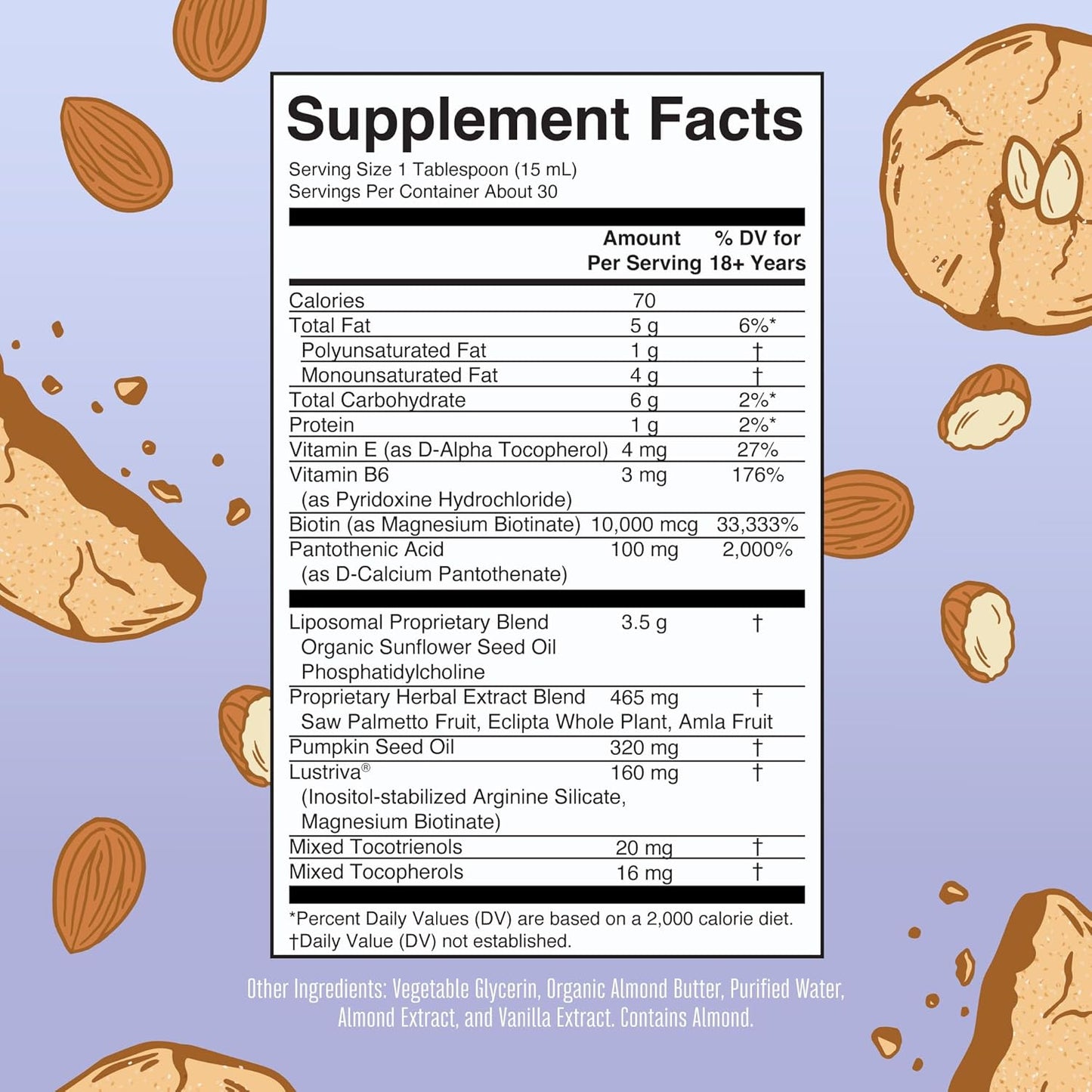 MaryRuth Organics Women's Hair Growth MAX Liposomal | with Lustriva® + Biotin 10000mcg + Pumpkin Seed Oil | Thicker Hair | Hair Care | Wrinkles, Fine Lines, Skin Care | Ages 18+ | 15.22 Fl Oz