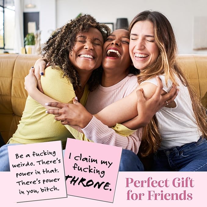 Badass Affirmations Jar, Encouragement Gift for Women, Motivation, Quote Cards, Daily Positive Self-Talk