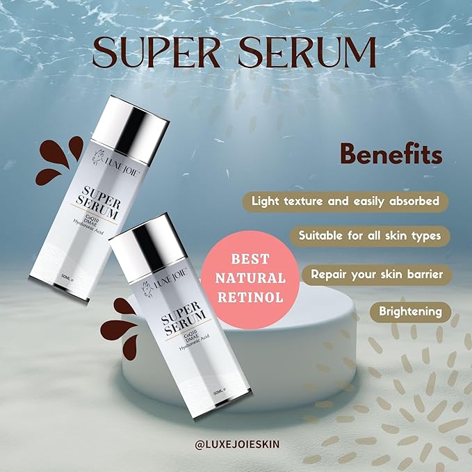 DMAE Facial Serum 1.7 oz Super Serum Lifts Tightens Plumps Firms - Unscented Fragrance Free - Suitable for Sensitive Skin with CoQ10 & Hyaluronic Acid - New Look