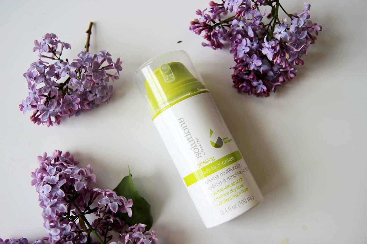 GREAT CLIPS Solutions Glossing Multi-Task Cream, 3.4oz | Taming Frizz & Fly-aways | Smooths & Softens Hair