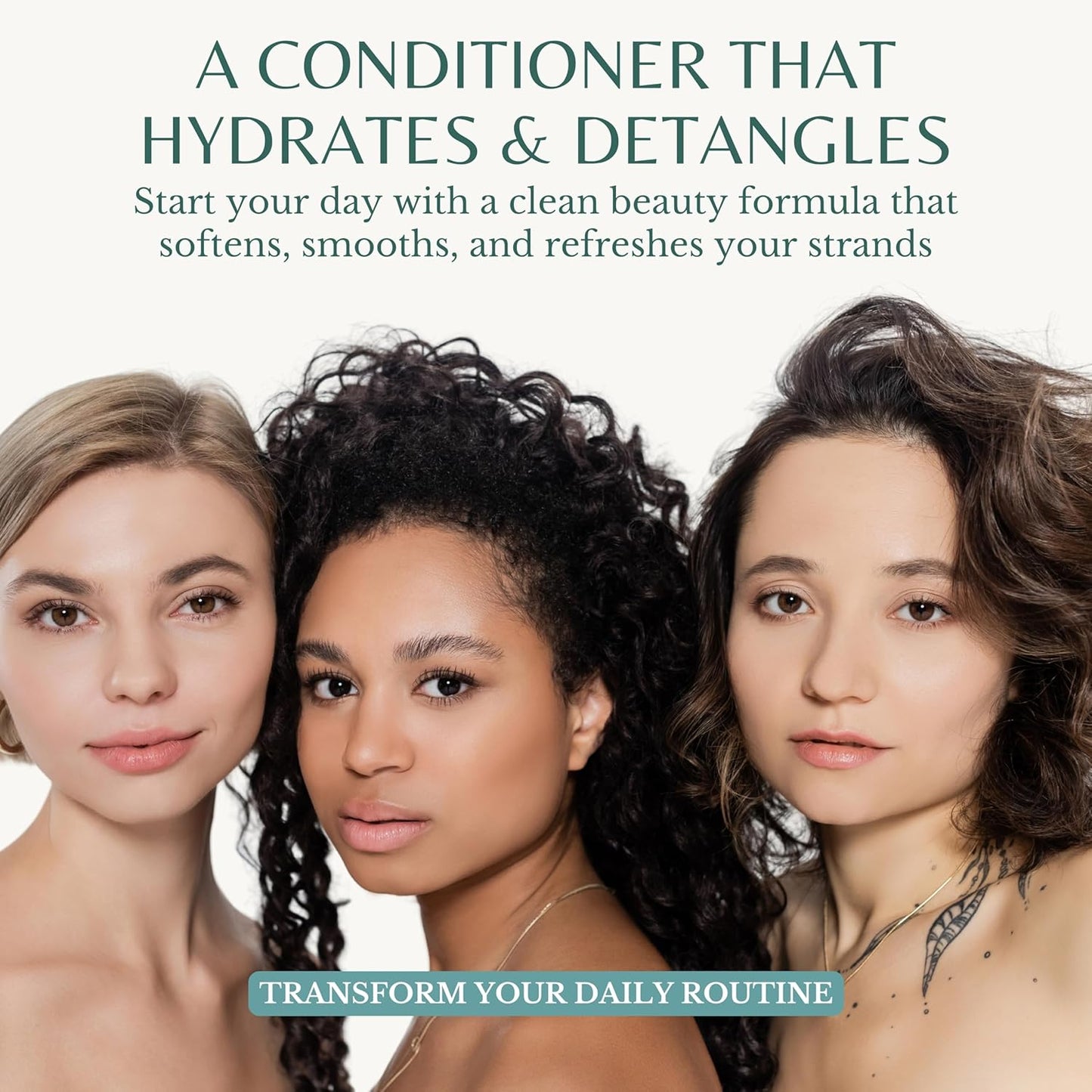 Peppermint Conditioner with Calendula, Bergamot & Castor Oil, 16 fl oz, Refreshing & Hydrating Formula, Vegan, Sulfate-Free, Paraben-Free, for All Hair Types