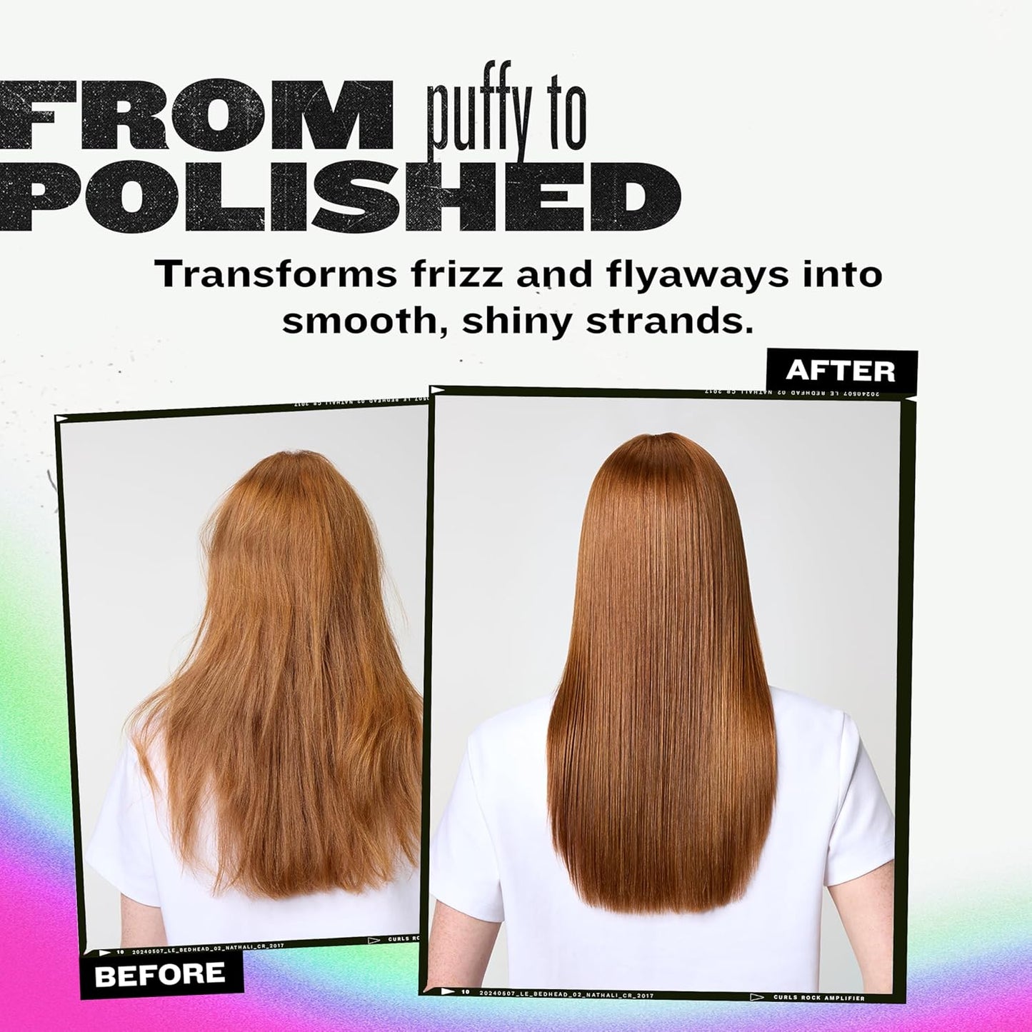 TIGI Bed Head Straighten Out Anti-Frizz Serum for Smooth and Shine, Sulfate-Free Styling Serum for All Hair Types