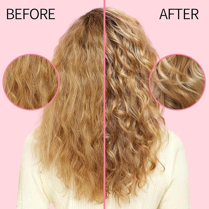 Keratin Protein Hair Serum Keratin Styling & Moisturizing Oil - Anti Frizz Control Nourishes & Repair Keratin Hair Serum Oil for Dry Damaged Hair Heat Protectant Serum for Shine Prevent Hair Burns